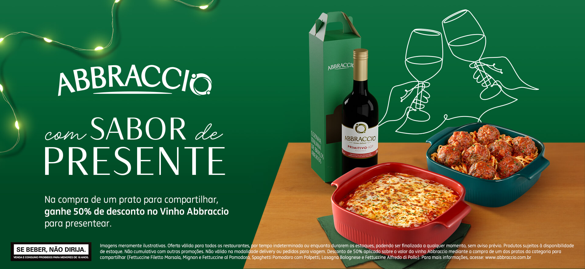 Branner Abbraccio com Sabor de Presente